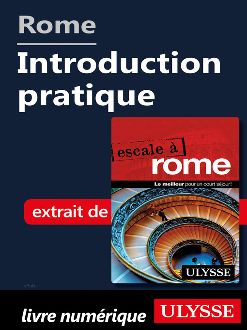 Title details for Rome--Introduction pratique by Louise Gaboury - Available